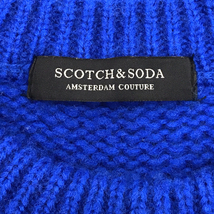 スコッチ&ソーダ Mサイズ ニット セーター ブルー トップス メンズ SCOTCH&SODA_画像4