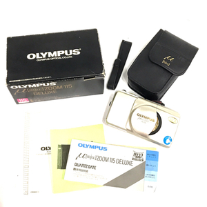 1円 OLYMPUS μ ZOOM 115 DELUXE 38-115mm コンパクトフィルムカメラ オリンパス