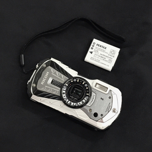 1円 RICOH WG-40w ホワイト WATERPROOF コンパクトデジタルカメラ C041349