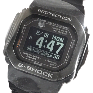 新品同様 カシオ 腕時計 G-SHOCK G-SQUAD DW-H5600 光学式＆加速度センサー ソーラー/USB充電 メンズ 稼働 付属有