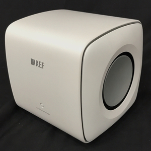 1円 KEF KC62 Subwoofer サブウーファー ミネラルホワイト オーディオ機器 ジャンク