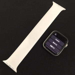 1円 Apple Watch Series6 44mm GPS+Cellularモデル A2376 M0GP3J/A シルバー スマートウォッチ 本体