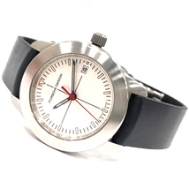 ポルシェデザイン 腕時計 ラウンド デイト 白文字盤 シルバーカラー 3針 クォーツ レディース 稼働 PORSCHE DESIGN_画像7