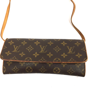 ルイヴィトンモノグラム ポシェット ツインGM ショルダーバッグ M51852 レディース ブラウン 斜めがけ LOUIS VUITTON