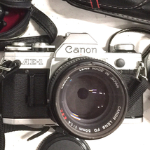 1円 Canon A-1 AE-1 Nikon FA PENTAX ES フィルムカメラ ボディ レンズ 含む まとめセット_画像3