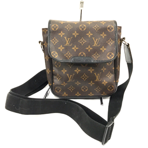 1円 ルイヴィトン バス PM M56717 モノグラム マカサー 斜めがけ ショルダーバッグ LOUIS VUITTON