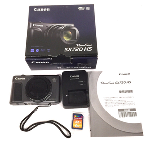 1円 CANON PowerShot SX720 HS 4.3-172.0mm 1:3.3-6.9 コンパクトデジタルカメラ キャノン C110028