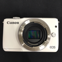 1円 Canon EOS M10 EF-M 22mm 1:2 STM 15-45mm 1:3.5-6.3 IS STM ミラーレス一眼カメラ レンズ L061554_画像2