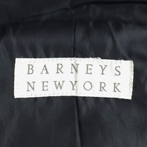 バーニーズ ニューヨーク サイズ36 長袖 ダウンコート フード ウエストベルト レディース ネイビー BARNEYS NEWYORK_画像7