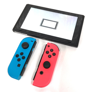 1円 Nintendo Switch HAC-001(-01) 2021 ニンテンドースイッチ ネオンブルー/ネオンレッド 本体 動作確認済