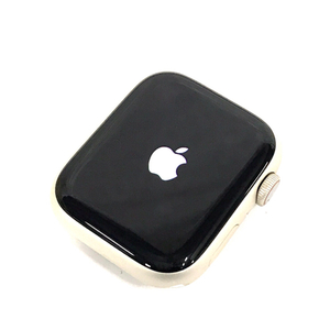 1円 Apple Watch Series7 45mm GPS+Cellularモデル A2478 MKJQ3J/A スターライト スマートウォッチ 本体