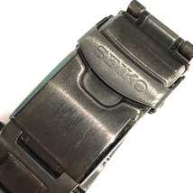 セイコー 5 スポーツ デイデイト 自動巻 オートマチック 腕時計 7S36-03M0 ブラック文字盤 純正ブレス QR032-99_画像7