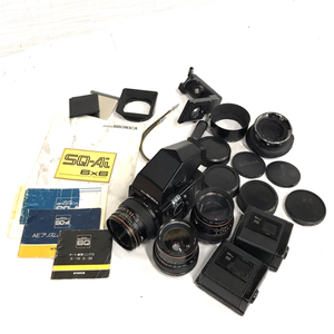 1円 ZENZA BRONICA SQ-A ZENZANON-S 1:3.5 105mm 含む 中判カメラ フィルムカメラ レンズ セット