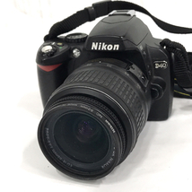 1円 Nikon D40 AF-S NIKKOR 18-55mm 1:3.5-5.6 G ED 55-200mm 1:4-5.6 ED デジタル一眼レフ デジタルカメラ_画像2