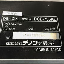 1円 DENON DCD-755AE CDプレーヤー オーディオ機器 通電確認済み_画像7
