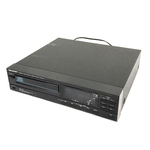 SHARP DX-100 CDプレーヤー 通電確認済み シャープ オーディオ機器 QR032-307
