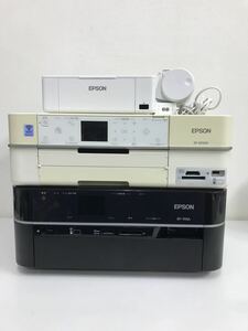 D/ EPSON エプソン インクジェットプリンター 複合機 まとめ 3点 EP-705A.EP-803AW.PF-70 ジャンク扱い 現状品
