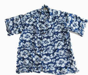 PIKO ピコ レーヨン 半袖 開襟 柄シャツ アロハシャツ L d67