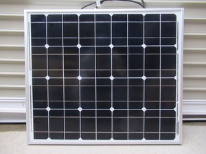単結晶 50W ソーラーパネル FS-M50-36 太陽光発電 エコ 節約 Used 動作品　④　最後の１枚