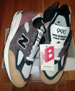 新品未使用 Made in USA 990 v2 BB2 US8.5 26.5cm New Balance