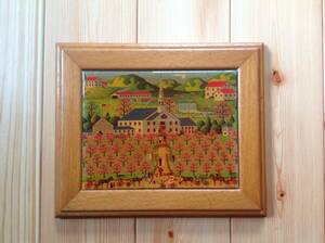 georgina's country creations 風景画 鍵かけ（24cm×20㎝×3㎝）made in usa 