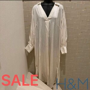 H&M／ ロングワンピース シャツワンピース 長袖ワンピース