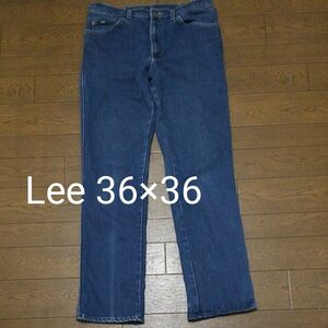 Lee デニムパンツ　セミストレッチ　36×36