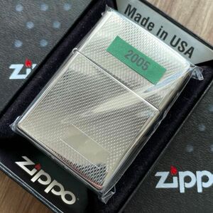 【USED】zippo 2005年 vintage レギュラー シルバーデザイン