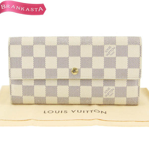 LOUIS VUITTON/ルイヴィトン ダミエ ポルトフォイユ サラ N61735 二つ折り長財布 ロングウォレット アズール [NEW]★04BA32