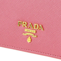 PRADA/プラダ サフィアーノメタル 1M0945 レディース カードケース レザー ロゴ 名刺入れ ピンク [NEW]★03LA30_画像2