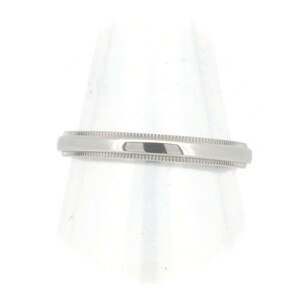 ティファニー ミルグレイン リング 指輪 3.0ミリ 19号 PT950(プラチナ) 質屋出品