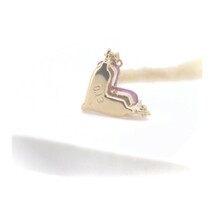 スタージュエリー ミステリアスハート ルビー ネックレス 0.13CT K18YG(18金 イエローゴールド) 質屋出品_画像4