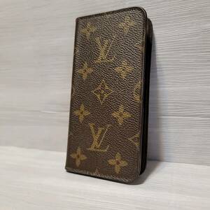 2173 即決 LOUIS VUITTON ルイヴィトン M63444 モノグラム フォリオ iPhone X/XS 対応 アイフォンケース スマホケース ブラウン系