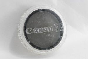 キヤノン 純正 フィルター●Canon●CIRCULAR PL-C ●52ｍｍ