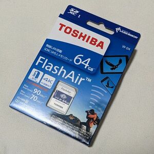 東芝 FlashAir W-04 Wi-Fi SD 64GB 新品未開封