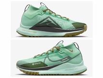 【新品未使用】Nike Pegasus Trail 4 GORE-TEX ナイキリアクト ペガサス トレイル 4 GTX（DJ7926-301）緑28cm箱無し_画像2