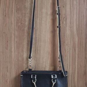極美品レベッカミンコフ ショルダー バッグ レザー ショルダーバッグ ブラック