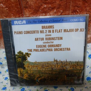 新品未開封CD　未使用品　初期廃盤 ブラームス 交響曲 第2番 オーマンディ フィラデルフィア管 ルービンシュタイン CDMC 50　CD