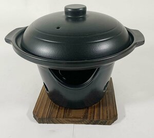 ★陶板焼コンロ付セット１人用和心懐石陶器製新品