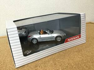 1/43 日産純正 フェアレディz ロードスター z33 シルバーメタリック オレンジシート