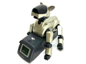 【ジャンク品】SONY/ソニー AIBO/アイボ ERS-210 シルバー 第2世代 エナジーステーション/充電器セット (45823TT6)