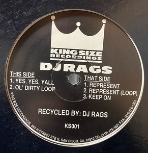 12 DJ Rags - R.A.G.S.Enterprises Kingsize Recordings KS001 