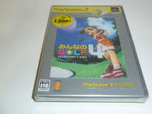 PS2『 みんなのＧＯＬＦ４ 』【新品・未開封】_画像1