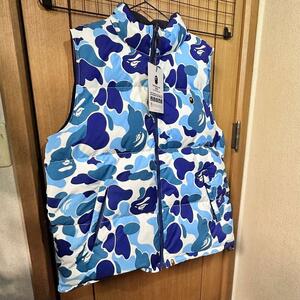 リバーシブル　Bape ABCcamoダウンベスト