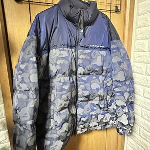 BAPE ABC Dot Reflective Camo Down Jacket