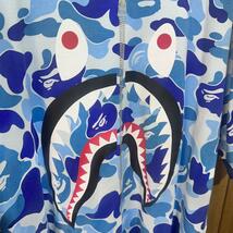 Bape shark WGM blue camo S/S Tee_画像2