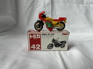 【美品】日本製 赤箱トミカNo.42 ホンダ CB750F 絶版トミカ 