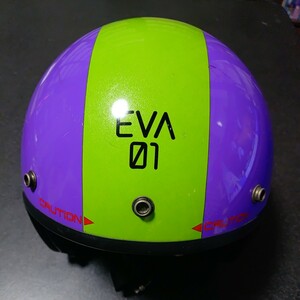 エヴァンゲリオン　OGK　ジェット　ヘルメット　EVA 初号機　バイク