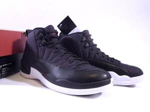 本物/2016年 NIKE AIR JORDAN12 RETRO 限定NYLON BLACK/GYM RED US10.5/28.5cm新品未使用 taxi playoffs max95 og dunk sb 11 concord bred