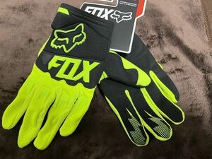 XL【最安値】黄×黒FOX RACING フォックス グローブ手袋 バイク モトクロス オフロード MX 防護手袋 防風 レーシング MTB イエロー